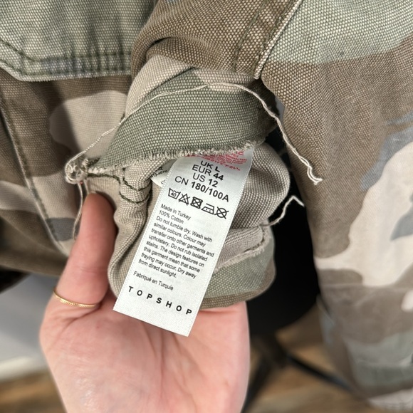 Topshop Camo Utility Jacket - Picture 7 of 7